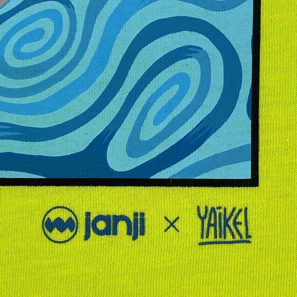 janji x YAiKEL T-Shirt Mens Large RUNTERRA BIO Long Sleeve Graphic Running Tee - Picture 3 of 10